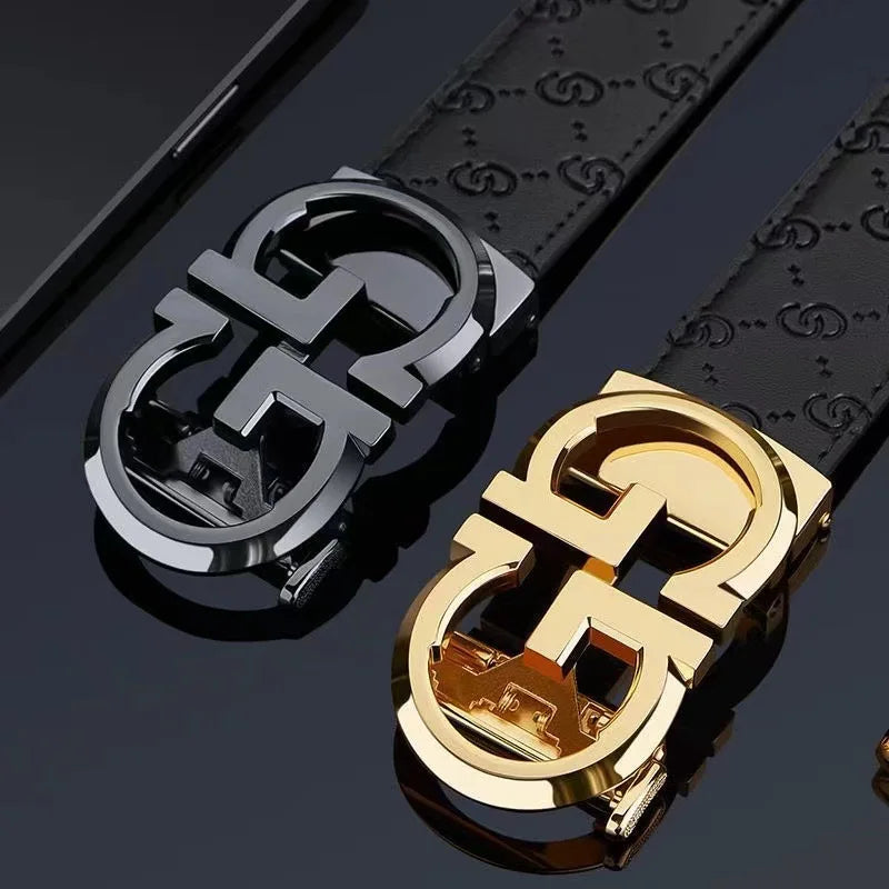 Men's Luxury Leather Business Belt | High Quality Designer-Inspired Dress Belt