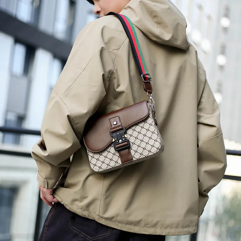 Plaid Chic Crossbody Sling Bag