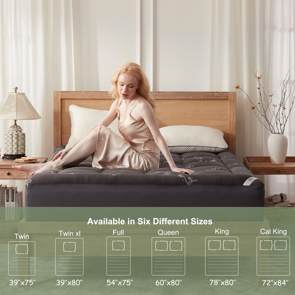 CloudSoft Bamboo Mattress Topper